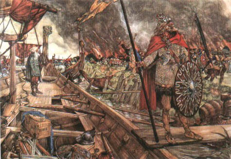 Viking ransack Dorestad